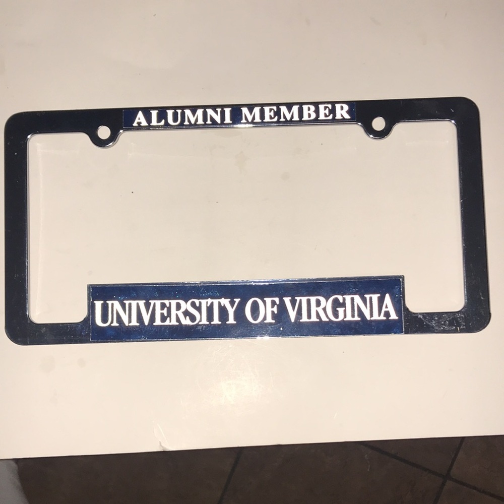 Metal UVA Alumni License Holder